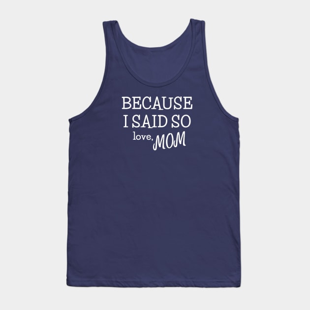 MOM BOSS Tank Top by DB Teez and More